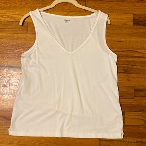 Madewell White Womens Tank Top Medium, Excellent!